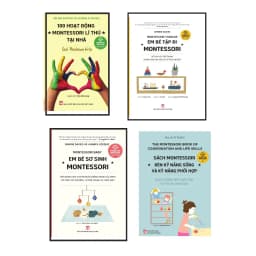 Thumbnail Sách - Montessori Em bé sơ sinh+ Rèn Kỹ Năng Sống Và Kỹ Năng Phối Hợp+100 hoạt động +Em Bé Tập Đi + Số Đếm và Tự Vựng 1
