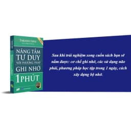 Thumbnail Sách - Nâng Tầm Tư Duy Với Phương Pháp Ghi Nhớ Trong 1 Phút (Tái bản mới nhất) 2