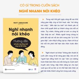 Thumbnail Sách Nghĩ Nhanh Nói Khéo: Hướng Dẫn Cách Phản Ứng Thông Minh Trong Mọi Tình Huống - Bizbooks 4
