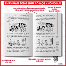 Thumbnail Sách Nhật ký Chú Bé Nhút Nhát Tập 19 song Ngữ - Diary Of A Wimpy Kid tặng file nghe và note từ vựng 3