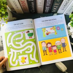 Thumbnail Sách - Phát triển IQ rèn luyện tư duy não bộ cho bé 2 đến 4 tuổi - 4 chủ đề (Vizibook) 2