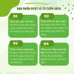 Thumbnail Sách - Phương Pháp Học Tập Feynman- 5 Bước Giúp Bạn Học Nhanh Nhớ Lâu Tiến Bộ Vượt Bậc - Ymate Books 3