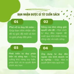 Thumbnail Sách Phương Pháp Tư Duy Ngược Hiệu Quả- Đổi Hướng Tư Duy, Đảo Chiều Cuộc Sống - YMATE 2