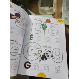 Thumbnail sách - Quà cho bé - Bé học chữ cái và tô màu tặng kèm sticker chữ cái 1