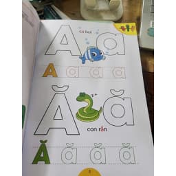 Thumbnail sách - Quà cho bé - Bé học chữ cái và tô màu tặng kèm sticker chữ cái 3