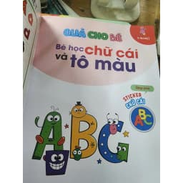Thumbnail sách - Quà cho bé - Bé học chữ cái và tô màu tặng kèm sticker chữ cái 4