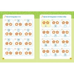 Thumbnail Sách - Rèn Kĩ Năng Cộng Trừ Trong Phạm Vi 10 - Sách Toán Cho Bé Từ 4-6 Tuổi Tính Toán Nhanh 2