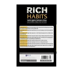 Thumbnail Sách Rich Habits - Thói Quen Thành Công Của Những Triệu Phú Tự Thân Phát triển bản thân Tác Giả Thomas C. Corley Newbook 3