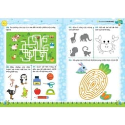 Thumbnail Sách - Sân chơi trí tuệ trò chơi tư duy rèn luyện não trái não phải dành cho trẻ từ 3-6 tuổi (lẻ 1c) 2