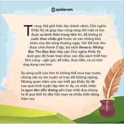 Thumbnail Sách Seneca: Những Bức Thư Đạo Đức - Chủ Nghĩa Khắc Kỷ Trong Đời Sống - Đi tìm bình yên trong tâm trí (TB 179k) 3