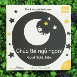 Thumbnail Sách - Song Ngữ - Black and White books - Chúc Bé Ngủ Ngon (0-3 tuổi) 1