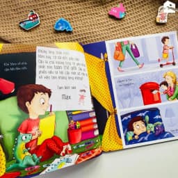Thumbnail Sách song ngữ cho bé 3-8 tuổi - Series Khủng Long Thân Mến 4