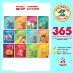 Thumbnail Sách song ngữ One Story A Day 365 câu chuyện phát triển IQ, EQ cho bé tặng kèm file nghe 2