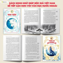 Thumbnail Sách song ngữ Tiếng Gọi Nơi Hoang Dã và Nanh Trắng tác giả Jack London, sách kinh điển HG Books 4
