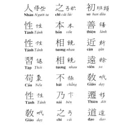 Thumbnail Sách - Tam Tự Kinh ( Trình Bày: Việt - Hán - Nôm ) 1