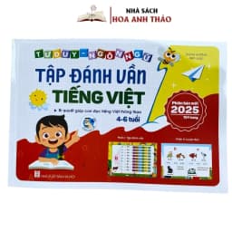 Thumbnail Sách - Tập đánh vần tiếng việt phiên bản mới 2025 kèm file đọc và video hướng dẫn cách ghép vần - nhà sách Hoa Anh Thảo 1