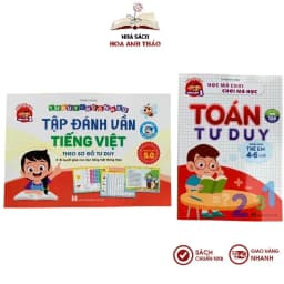 Thumbnail Sách - Tập đánh vần Tiếng Việt 5.0 kèm file Video quét mã QR và Toán tư duy 4-6 tuổi 1