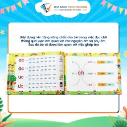 Thumbnail Sách - Tập đánh vần Tiếng Việt (Bí quyết giúp con đọc tiếng Việt thông thạo 4-6 tuổi) 3