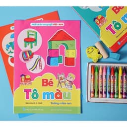 Thumbnail Sách - Tập Tô Màu Cho Bé Từ 4-5 Tuổi Bộ 8 Quyển Tô Màu Song Ngữ Anh Việt 2