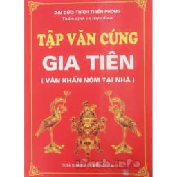 Thumbnail Sách - Tập văn cúng gia tiên (Văn khấn nôm tại nhà) 1