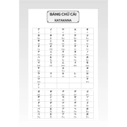 Thumbnail Sách - Tập viết tiếng Nhật căn bản KATAKANA 3
