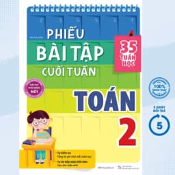 Thumbnail Sách Tham Khảo -Phiếu Bài Tập Cuối Tuần Toán 2 (35 Tuần Học) - MEGABOOK 1