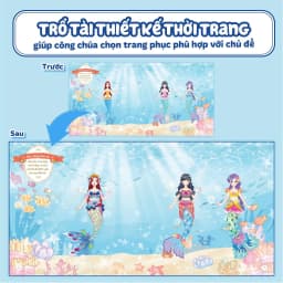 Thumbnail Sách Thời Trang Công Chúa Kỳ Diệu - Bóc dán 100+ stickers váy, phụ kiện xinh đẹp cho bé gái 3
