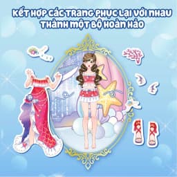 Thumbnail Sách Thời Trang Công Chúa Kỳ Diệu - Bóc dán 100+ stickers váy, phụ kiện xinh đẹp cho bé gái 4