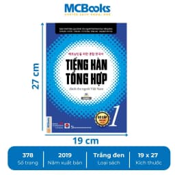 Thumbnail Sách - Tiếng Hàn Tổng Hợp Dành Cho Người Việt Nam - Giáo trình kèm sách bài tập - MCBooks 2