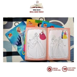 Thumbnail Sách Tô Màu - Bé Tô Màu Phiên Bản Song Ngữ Việt Anh Dành Cho Bé Từ 3-6 Tuổi Nhiều Chủ Đề Tự Chọn 4