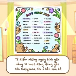 Thumbnail Sách Tô màu  Capybara & Ngôi nhà hạnh phúc 3