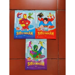 Thumbnail Sách - Tô Màu Siêu Nhân Dành Cho Bé 2-6 Tuổi (6 Cuốn) 2