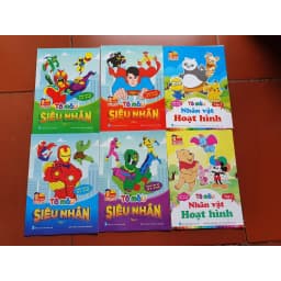 Thumbnail Sách - Tô Màu Siêu Nhân Dành Cho Bé 2-6 Tuổi (6 Cuốn) 4