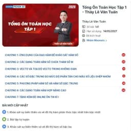 Thumbnail Sách Toán 12 chương trình mới : Tổng ôn toán học ôn thi thpt quốc gia, đgnl sach ID 4