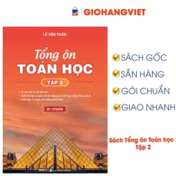 Thumbnail Sách Tổng ôn Toán học Tập 2 tặng kèm mindmap tổng hợp phần giải tích khổ A0 2