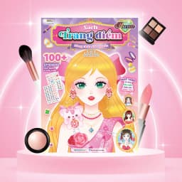 Thumbnail Sách Trang điểm Công chúa Hàn Quốc Hana- Bóc dán sticker cho bé gái siêu xinh 2