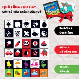 Thumbnail Sách - Tranh kích thích thị giác cho trẻ sơ sinh (Bộ 3 thẻ) 1