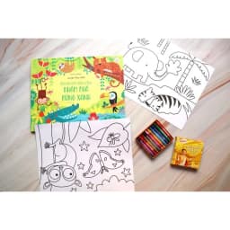Thumbnail Sách - Trò chơi phát triển tư duy: Khám phá rừng xanh - Dạo quanh sở thú Tác giả: Kirsteen Robson Vizibook 2