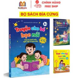Thumbnail Sách Truyện, Thơ, Đồng dao cho bé từ 1-5 tuổi, Bìa cứng giúp bé học nói và phát triển ngôn từ, IQ, EQ , Sanbooks 1