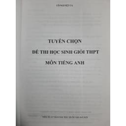 Thumbnail Sách - Tuyển chọn đề thi học sinh giỏi THPT môn Tiếng Anh 2