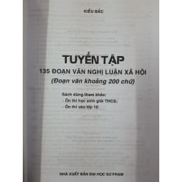 Thumbnail Sách - Tuyển tập 135 đoạn văn nghị luận xã hội 2