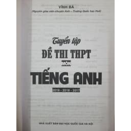 Thumbnail Sách - Tuyển tập Đề thi THPT quốc gia Môn Tiếng Anh 2