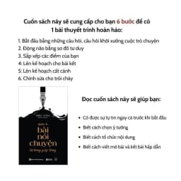 Thumbnail Sách- Tuyệt chiêu nói trước đám đông, Chuẩn bị bài nói chuyện, Nghệ thuật hùng biện, Nghệ thuật nói trước công chúng 3