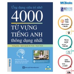 Thumbnail Sách - Ứng dụng siêu trí nhớ 4000 từ vựng tiếng Anh thông dụng nhất Mcbooks 2