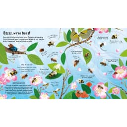 Thumbnail Sách Usborne - Look Inside the World of Bees - lật mở tương tác tìm hiểu về loài ong 4