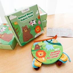 Thumbnail Sách vải the Animals on the farm Lalala baby đa tương tác lật mở sột soạt thu vị 2