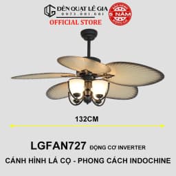 Thumbnail { SALES 50% } Quạt Trần INDOCHINE STYLE | Quạt Trần Phong Cách Đông Dương Đẹp 2024 1