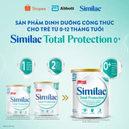 Thumbnail Sản phẩm dinhdưỡng côngthức chotrẻ từ0-12tháng:Similac®Total Protection 0+380g(Phùhợpchotrẻ sinhmổ cónguycơ miễndịchkém) 1
