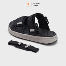 Thumbnail Sandal 2 quai ZX 2822 Black Grey bản to có thể tháo quai hậu đế Phylong EVA 3.5cm cá tính 3