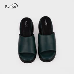 Thumbnail Sandal Cao Gót Nữ KUMOO Màu Xanh Ngọc SDCG-KUMO-011 Đế Vuông Lugsole 7cm Cao Trước 2cm Thời Trang 4